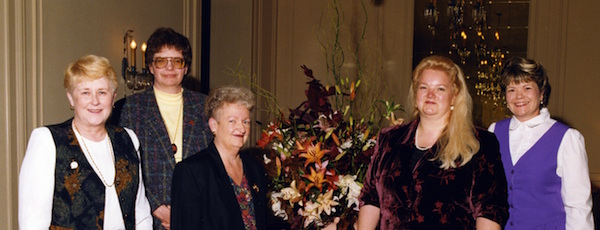 1998 CSNCN Board - Jane Schmidt, Esther Joscelyn, Betty Miller, Katherine Pennington, Pamela Roberts